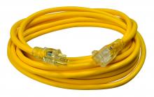 Southwire 2587SW8802 - CORD, 12/3 25&#39; SJTW YELLOW LIGHTED END