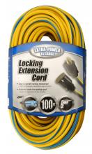 Southwire 024398826 - CORD, LOCKING 14/3 100&#39; SJTW YELLOW