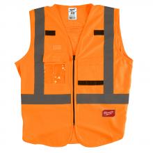 Milwaukee Electric Tool 48-73-5031 - Hi Vis Orange Safety Vest - S/M