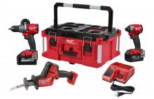 Milwaukee Electric Tool 2997-23PO - 3 Pc. PACKOUT™ Combo Kit