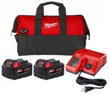 Milwaukee Electric Tool 48-59-1852P - M18™ 5.0Ah Starter Kit (2 Battery)