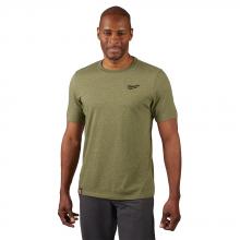 Milwaukee Electric Tool 603GN-L - Hybrid Work Tee - SS Green L