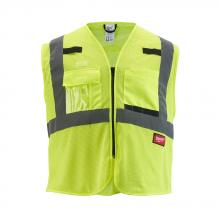 Milwaukee Electric Tool 48-73-5111 - CL2 YELLOW MESH VEST - S/M