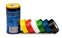 3M Electrical Products 764-Pack - 764 COLOR CODING PACK 6 RL/PACK 6 PK/CS