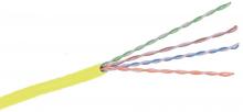 Hubbell Premise Wiring C5ERPY - CABLE, HPW C5E,PLENUM,YL,RELX,350MH