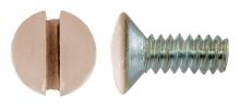 Hubbell Premise Wiring RA38ALPK100 - W-PLATE SCREW, 3/8&#34;, ALMOND, 100 PACK