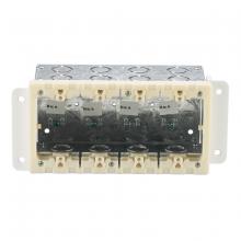 Hubbell Premise Wiring HBLWSCS4A - 4-GANG DRY WALL BOX, 1.25&#34; KO