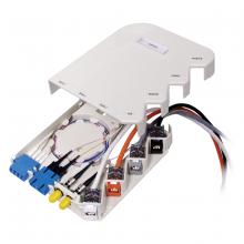 Hubbell Premise Wiring OFPPL - HOUSING, MULTIMEDIA, WALLPLATE, OW