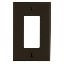 Hubbell Premise Wiring P26 - WALLPLATE, 1-G, DEC, BR
