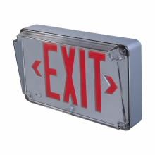 Eaton Crouse-Hinds CCHUX70RSD - EXIT SIGN, SILVER HOUSING, RED LED, SELF