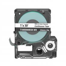 Panduit T100X000BSM-WH - MP Cassette,Poly Cont Tape, 1&#34; W x 30&#39; L