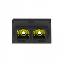 Panduit CMDBLSCZBL - Mini-Com® Black SC Duplex, Black Module