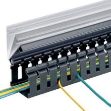 Panduit H4X4YL6 - Channel, Hinged, Slotted Wall, 4 x 4 (
