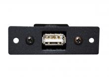 Legrand-Wiremold AV4005BK - 1P,BLACK,USB A-A F/F