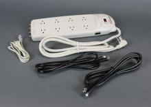 Legrand-Wiremold 77002N - 8 OUTLET SURGE STRIP W/DSS,6FT CORD