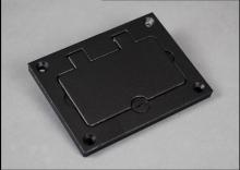 Legrand-Wiremold 828GFITCAL-BK - Omnibox® Rectangular Black GFI Cover Plate Black