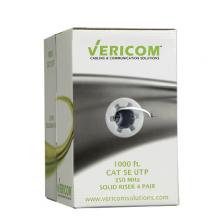 Vericom MBW5U-01441 - Bulk 1000 Ft. CAT5e U/UTP Solid CMR WHT