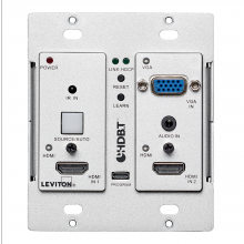Leviton 41920-HRC - HDMI VGA HDBT WALLPLATE