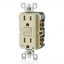 Leviton GFWR1-I - 15A Self-test Slim Wthr-Resist GFCI -IVY