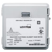 Leviton 6S201-D02 - EB SUB MTR 240V 2PH/3W 10 KWH 200:0.1A OUTDR