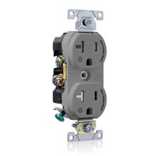 Leviton TBR20-S2G - CONTROLLED TR RECPT 520R GRY