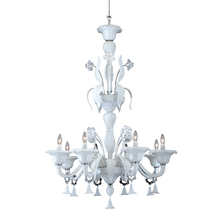 Eurofase 22945-013 - VERONICA,8LT CHANDELIER,WHITE