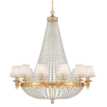 Eurofase 23105-010 - Pietra, 18Lt Chandelier, Gold