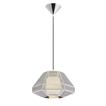 Eurofase 30016-019 - RECINTO,1LT PENDANT,LRG,CHROME