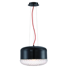 Eurofase 31869-010 - CORSON,1LT PENDANT,LARGE,BLACK