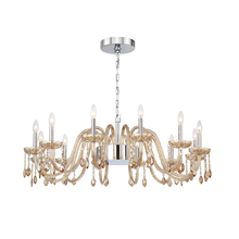 Eurofase 34080-030 - FERRERO,16LT CHANDELIER,COGNAC