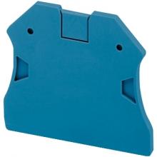 Schneider Electric NSYTRAC22BL - END COVER, 2PTS, FOR SCREW TERMINALS, BLUE