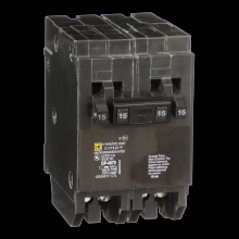 Schneider Electric HOMT1515220 - Tandem circuit breaker, Homeline, 2 x 1 pole at