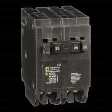 Schneider Electric HOMT2020225 - Tandem circuit breaker, Homeline, 2 x 1 pole at
