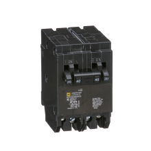 Schneider Electric HOMT2020240 - Tandem circuit breaker, Homeline, 2 x 1 pole at
