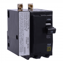 Schneider Electric QOB2151201 - Mini circuit breaker, QO, 15A, 2 pole, 120/240VA