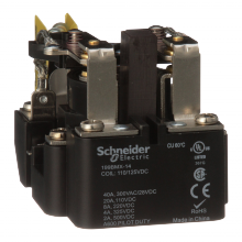 Schneider Electric 199BMX-14 - Power relay, Legacy, DPDT, 40A, 120 VDC, magneti