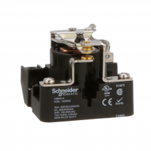Schneider Electric 199AX-4 - Power relay, SE Relays, SPDT, 40A, 120 VAC, open