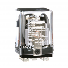 Schneider Electric 389FXCXC-120A - Power relay, SE Relays, 3PDT, 20A, 120 VAC, plug
