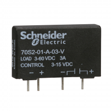 Schneider Electric 70S2-01-A-03-V - Relay, SE Relays, solid state, SPST, 3A, 3…60V