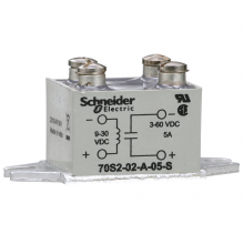 Schneider Electric 70S2-02-A-05-S - Relay, SE Relays, solid state, SPST, 5A, 3…60