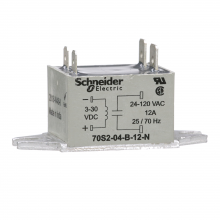 Schneider Electric 70S2-04-B-12-N - Relay, SE Relays, solid state, SPST, 12A, 24…1