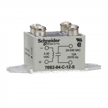 Schneider Electric 70S2-04-C-12-S - Relay, SE Relays, solid state, SPST, 12A, 24…2