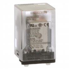 Schneider Electric 8501KUDR12V60 - Plug in relay, Type KU, blade, 0.5 HP at 240 VAC