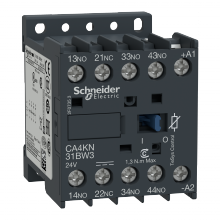 Schneider Electric CA4KN31EW3 - Control relay, TeSys K, 3 NO + 1 NC, lt or eq to