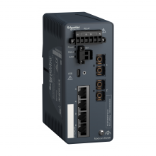 Schneider Electric MCSESM063F2CU0 - network switch, Modicon Networking, managed, 4 p