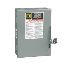 Schneider Electric D221N - Safety switch, general duty, fusible, 30A, 2 pol