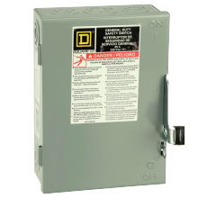 Schneider Electric DU322 - Safety switch, general duty, non fusible, 60A, 3
