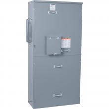 Schneider Electric EZM31200FSE - Main fusible switch unit, EZ Meter-Pak, 1200A, 3