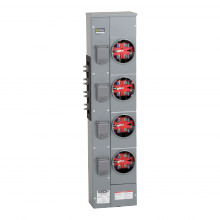 Schneider Electric EZM314125M10 - Branch unit, EZ Meter-Pak, 125A, 4 x 5 jaw socke