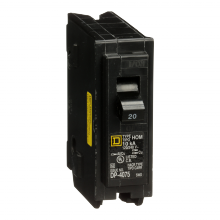 Schneider Electric HOM120HM - Mini circuit breaker, Homeline, 20A, 1 pole, 120